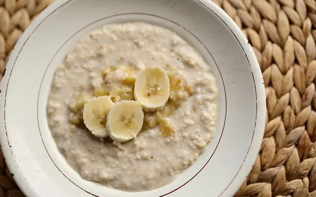 Mingau de tapioca granulada